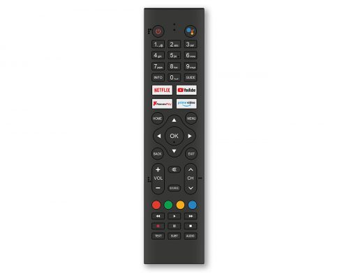 andriod tv remote in black